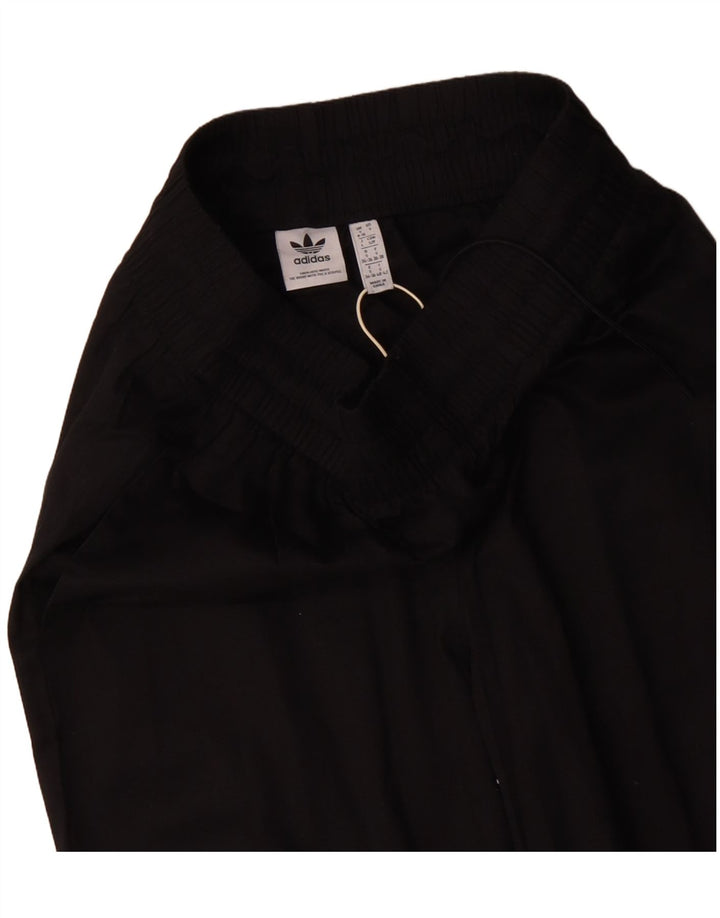 ADIDAS Γυναικείο ψηλόμεσο παντελόνι Cargo UK 8/10 Small W25 L28 Μαύρο