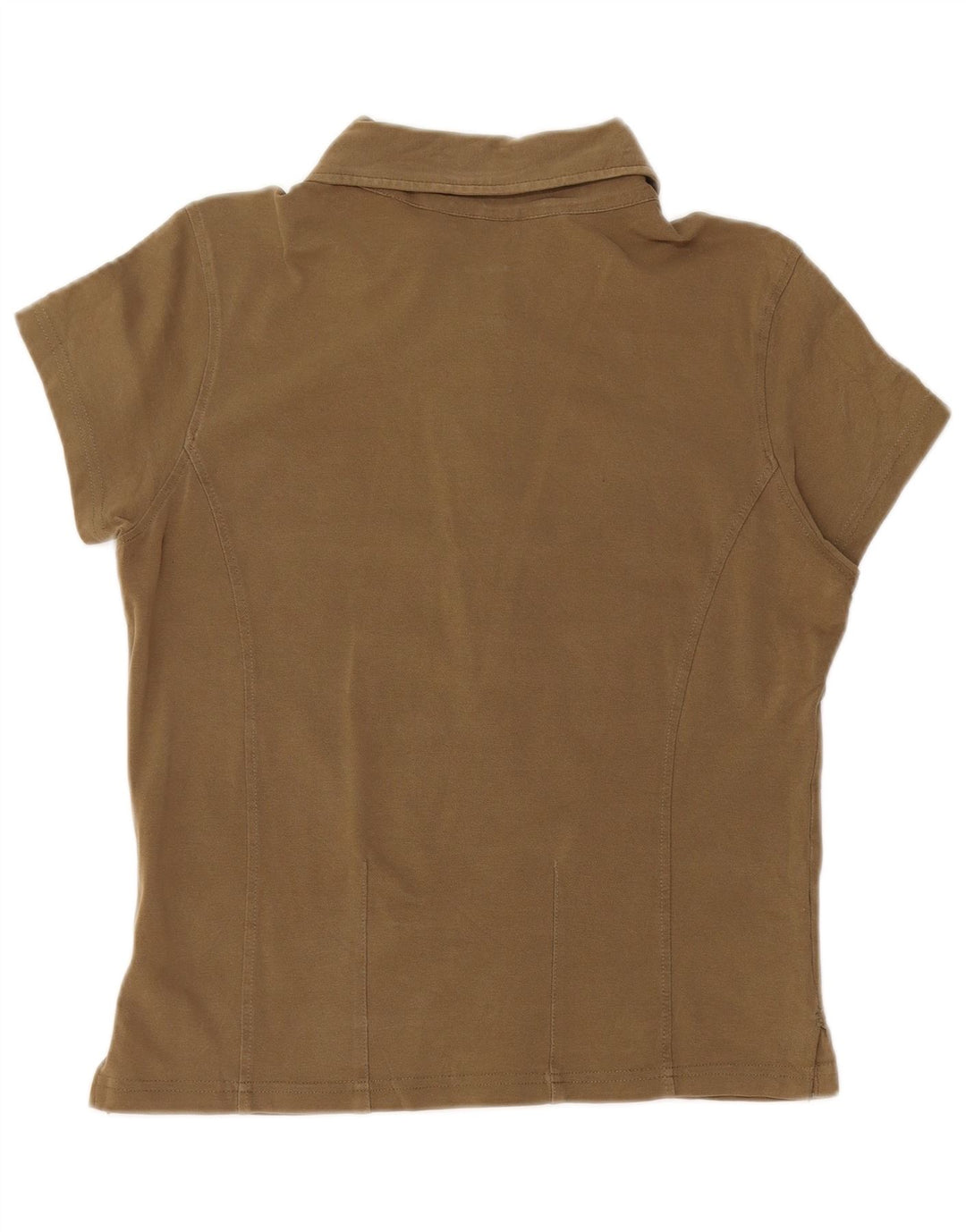 NAPAPIJRI Γυναικείο γραφικό πόλο μπλουζάκι UK 12 Medium Khaki