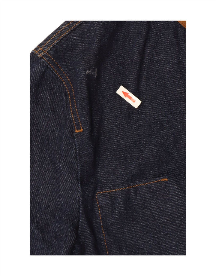 Zara Ανδρικό Τζιν Μπουφάν UK 38 Medium Navy Blue Cotton