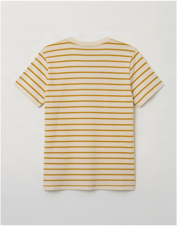 Joules Womens Top Long Sleeve UK 18 XL White Striped Cotton