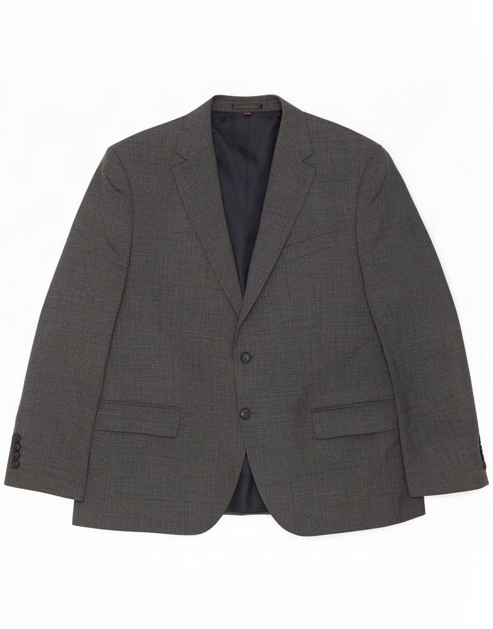 Marks & Spencer Ανδρικό σακάκι σακάκι με 2 κουμπιά 44 2XL Γκρι νέο μαλλί