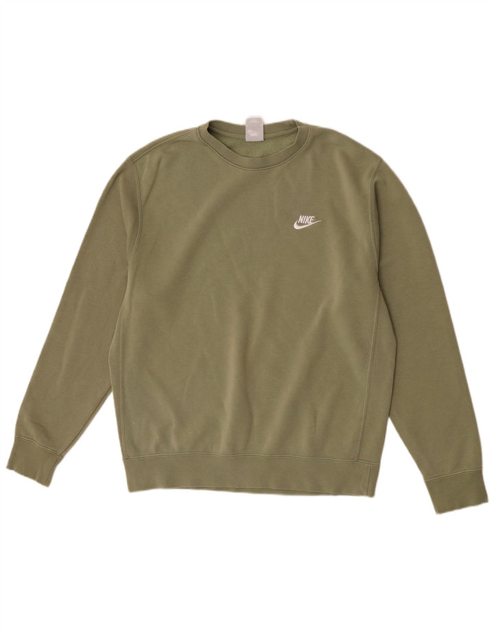 Ανδρικό φούτερ Nike Jumper Μεσαίο πράσινο βαμβακερό Sports