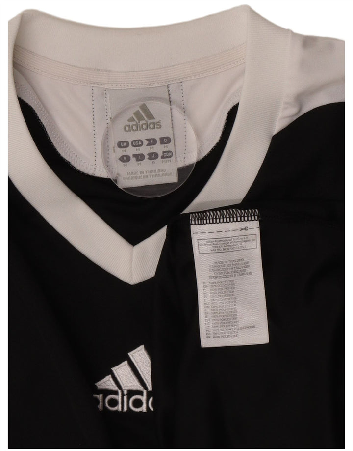 Ανδρικό T-Shirt Climalite Adidas Top Medium Black Colourblock Πολυεστέρας