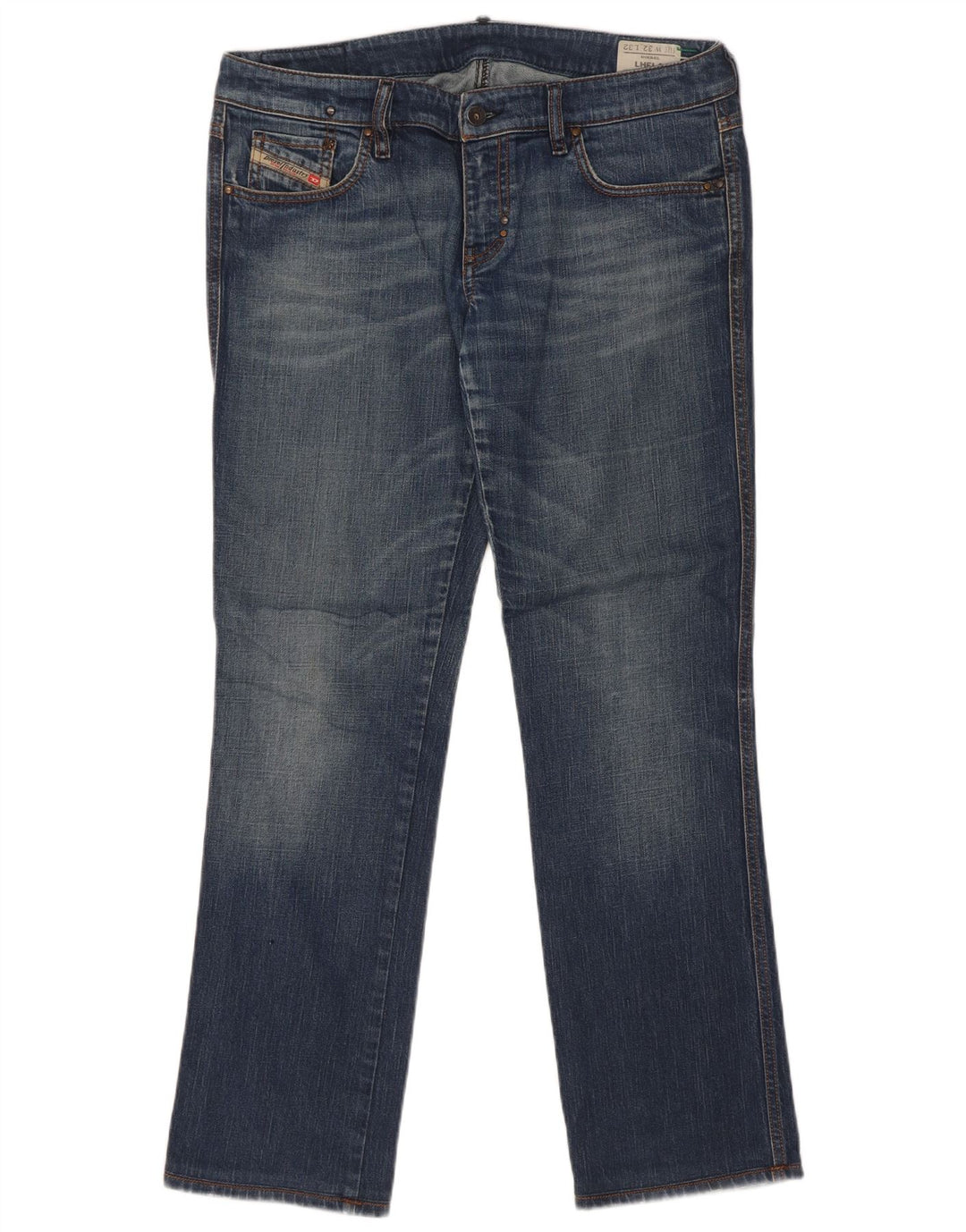 Diesel Γυναικείο Τζιν Lhela Straight W32 L32 Μπλε βαμβακερό