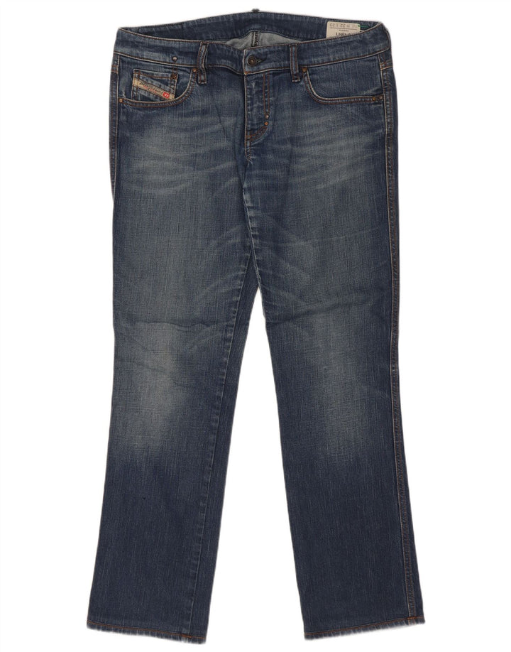 Diesel Γυναικείο Τζιν Lhela Straight W32 L32 Μπλε βαμβακερό
