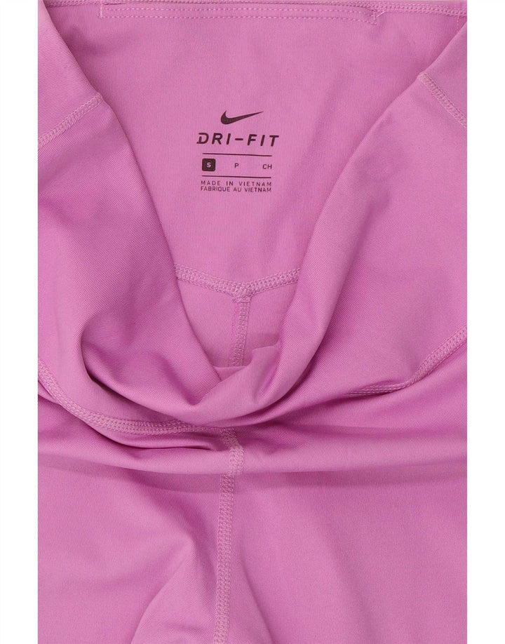 Γυναικεία γραφικά κολάν Nike Dri Fit UK 8 Small Pink