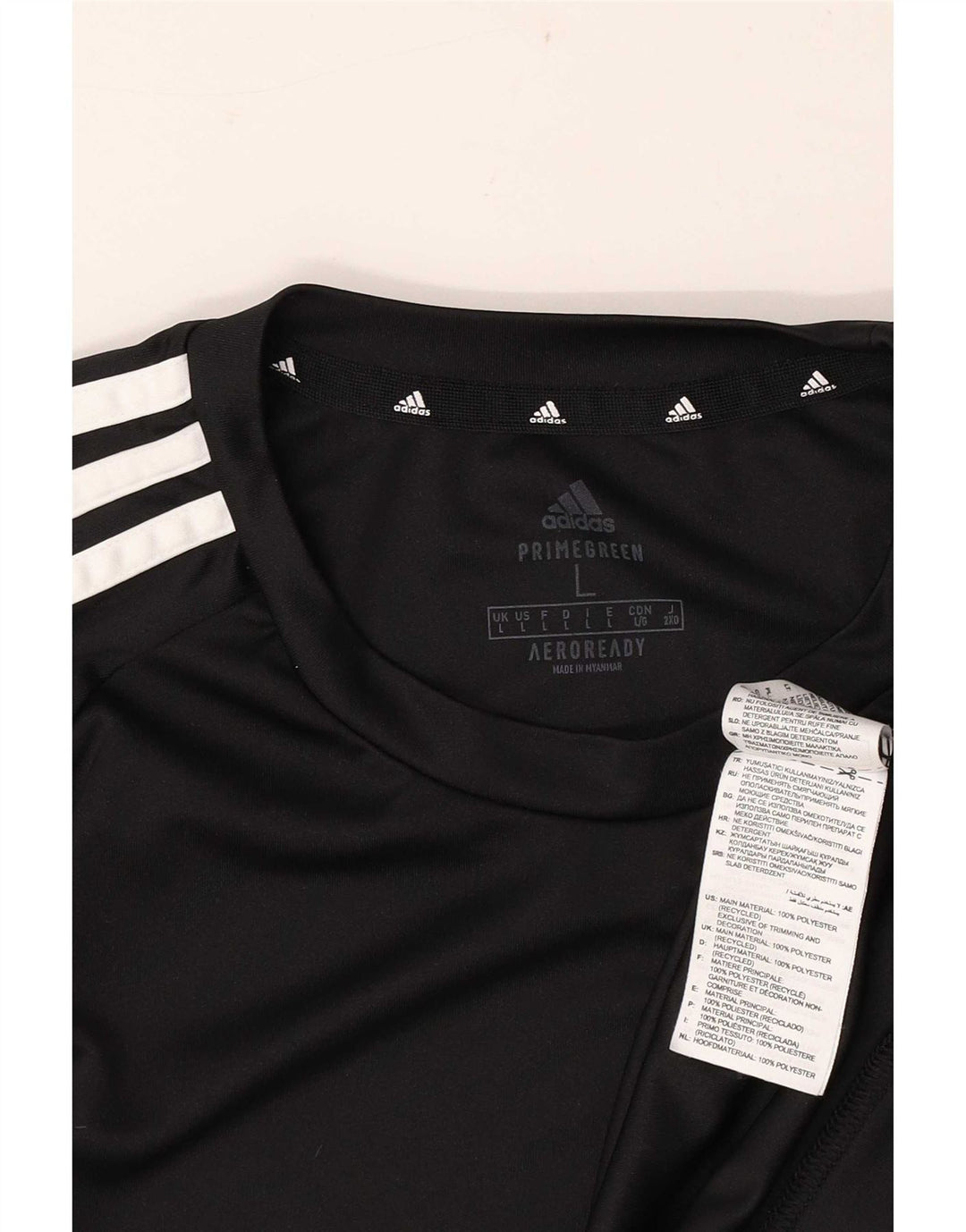 Adidas Ανδρικό T-Shirt Aeroready Top Large Μαύρο Πολυεστέρας