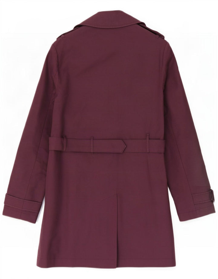 Jack Wills Γυναικεία καμπαρντίνα UK 10 Small Maroon Cotton