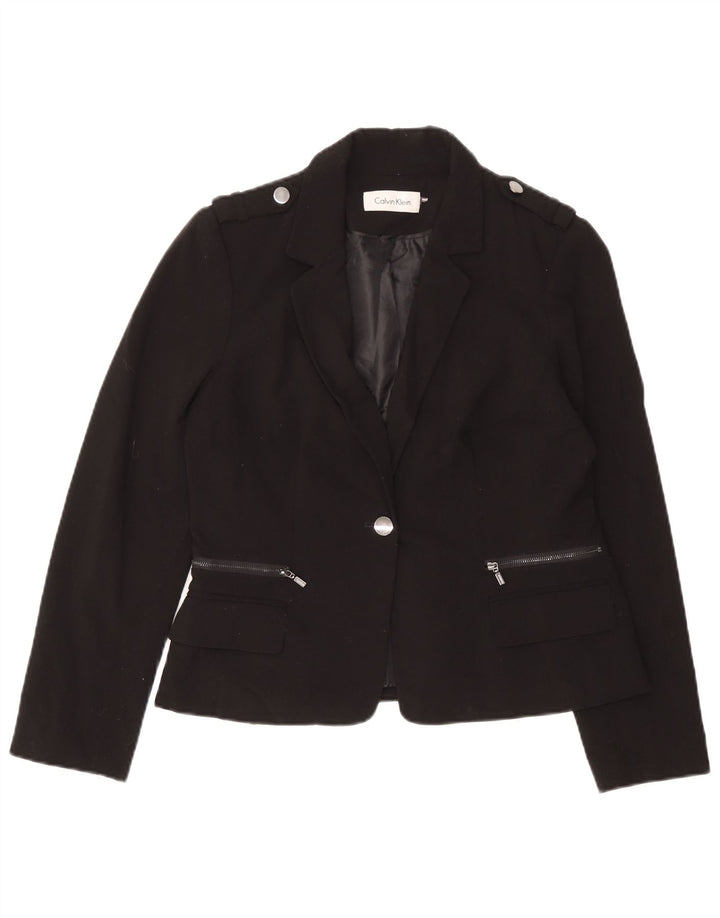 Calvin Klein Γυναικείο Μπουφάν Military Blazer UK 8 Small Black