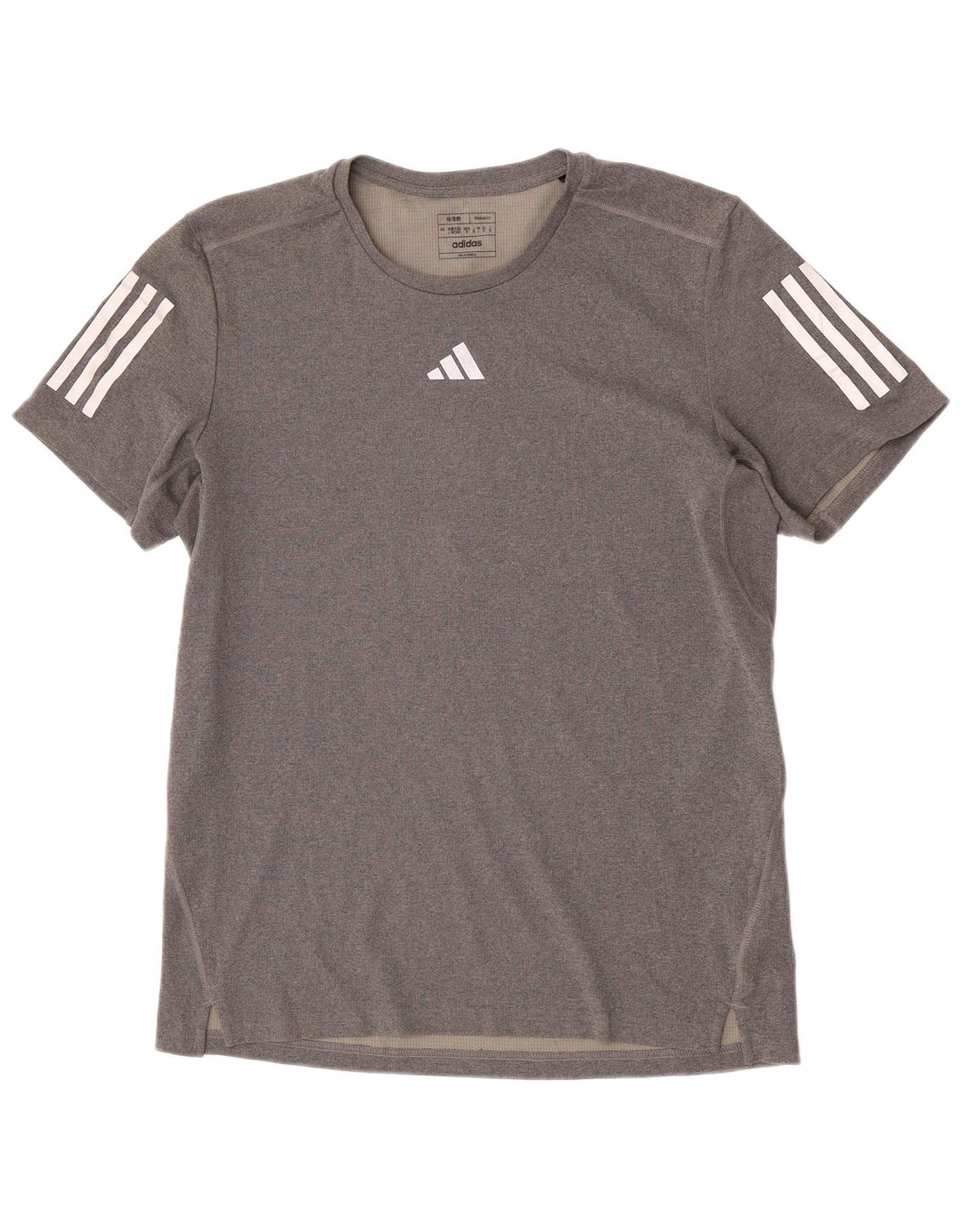 Adidas Ανδρικό T-Shirt Aeroready Regular Fit Top μεγάλο γκρι πολυεστέρας