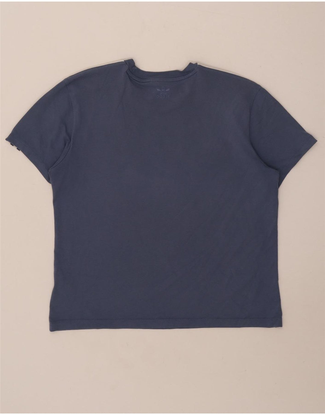 Γυναικείο T-Shirt Adidas Top UK 12 μεσαίο μπλε βαμβακερό