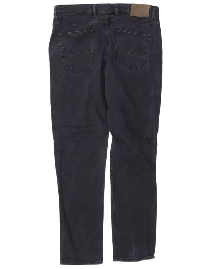 Massimo Dutti Ανδρικά Slim Jeans EU 44 Large W34 L30 Navy Blue