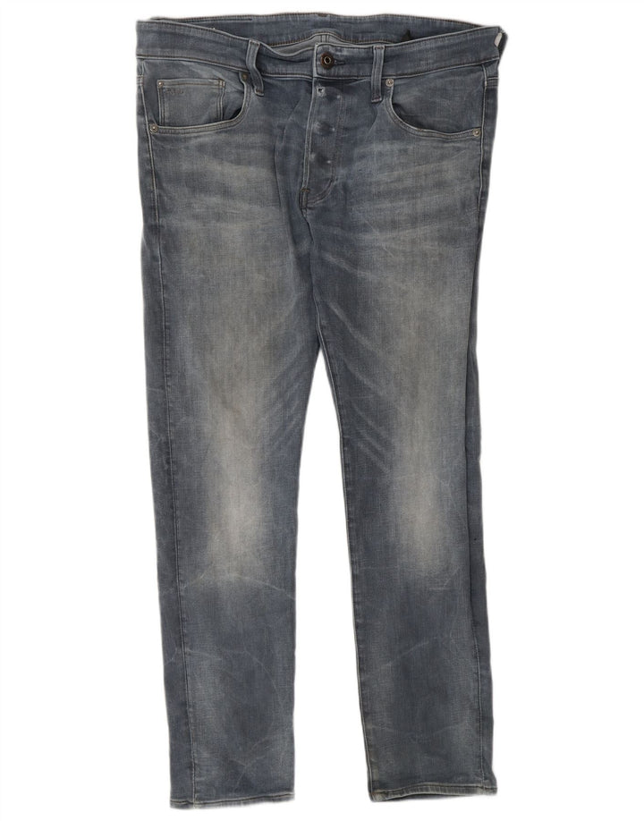 Ανδρικό Slim Jeans G-Star W34 L30 Blue Polyester