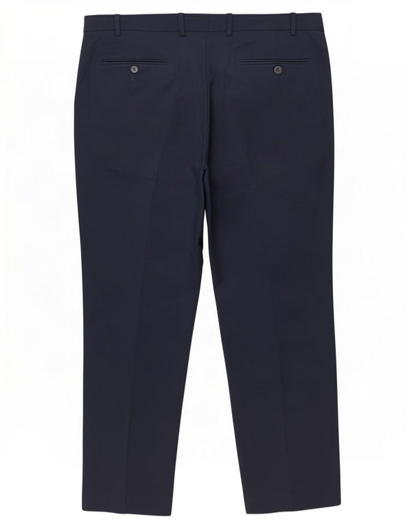 Ανδρικό ίσιο παντελόνι Marks & Spencer W40 L31 Navy Blue Wool