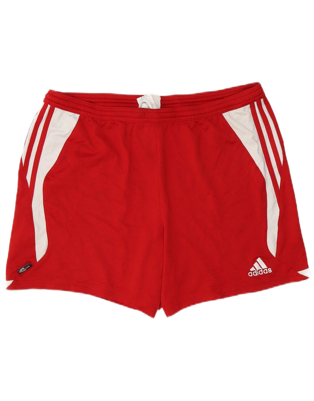 Ανδρικό αθλητικό σορτς Adidas Climalite XL Red Colourblock Πολυεστέρας