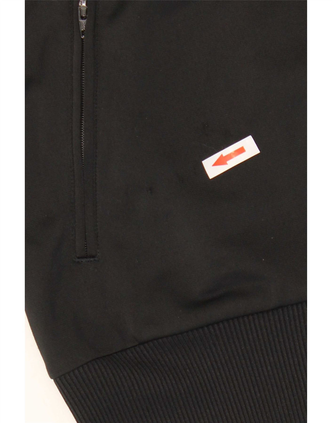 Γυναικεία αθλητική φόρμα γραφικών Adidas Top Jacket UK 14 Medium Black Polyester