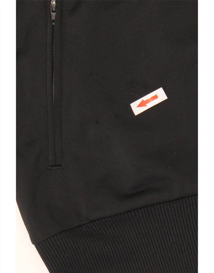 Γυναικεία αθλητική φόρμα γραφικών Adidas Top Jacket UK 14 Medium Black Polyester