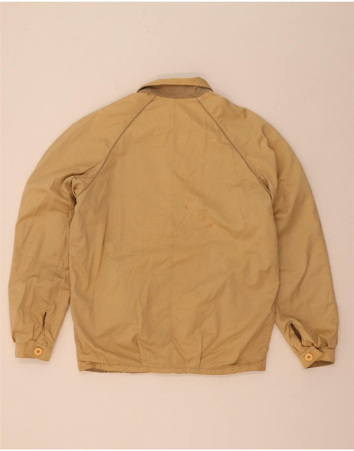 Vintage Ανδρικό αναστρέψιμο τζάκετ Suede IT 48 Medium Beige Leather