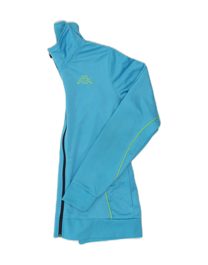 KAPPA Womens Tracksuit Top Jacket UK 10 Small Blue Polyester Vintage Kappa and Second-Hand Kappa from Messina Hembry 
