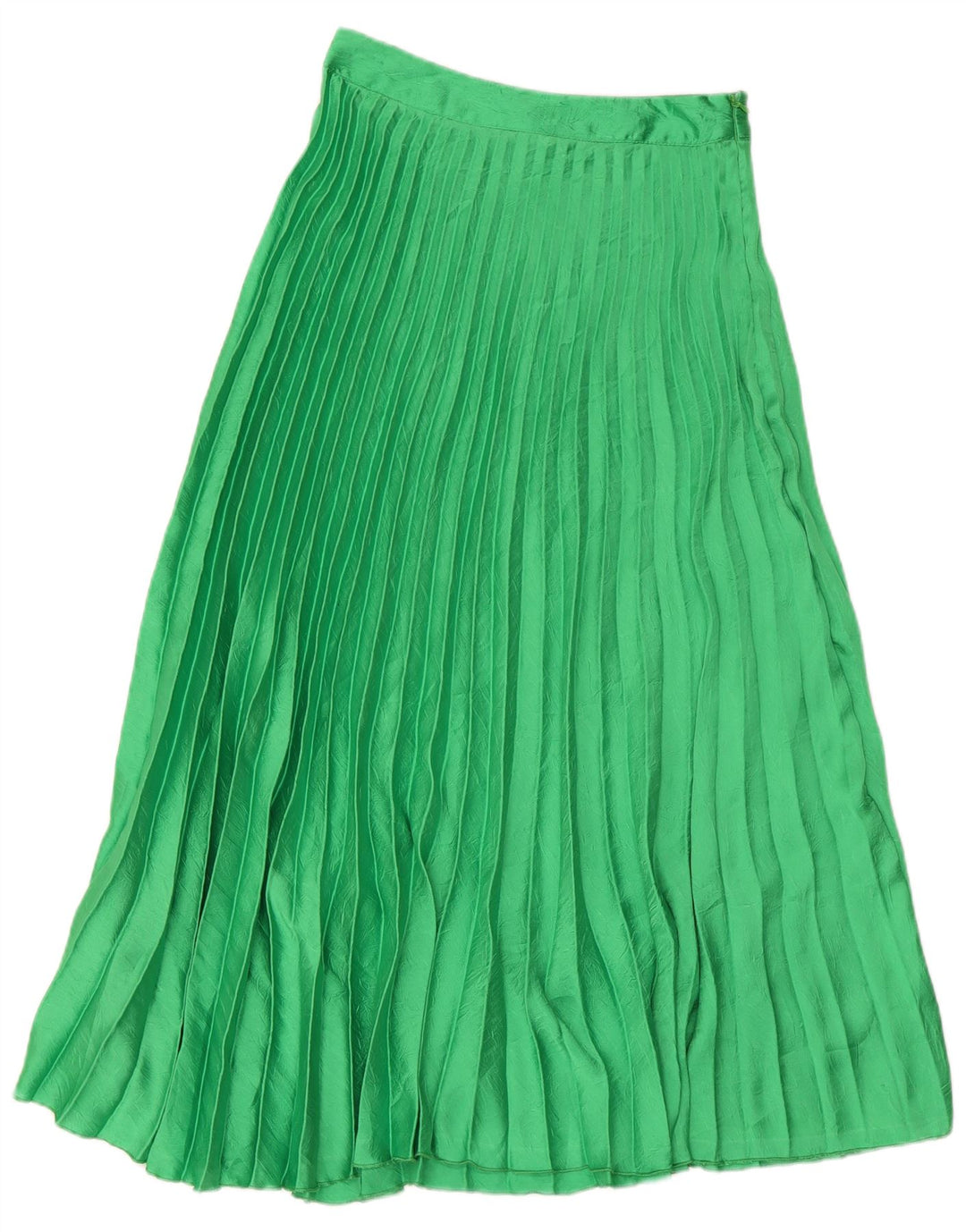 Zara Γυναικεία Πλισέ Maxi Φούστα Small W26 Green