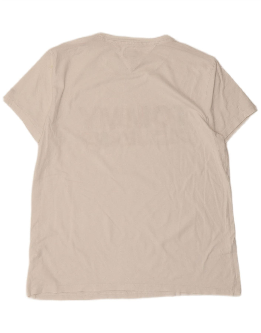 Ανδρικό γραφικό T-Shirt Tommy Hilfiger Top Large White