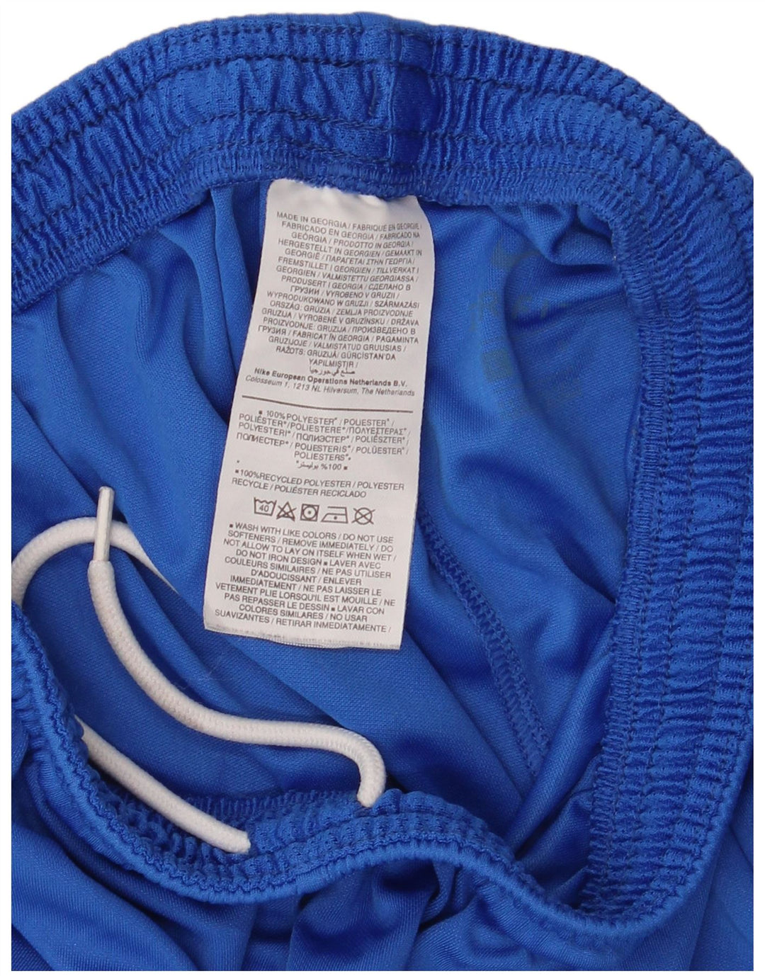 Ανδρικό αθλητικό σορτς Nike Dri Fit από μικρό μπλε πολυεστέρα