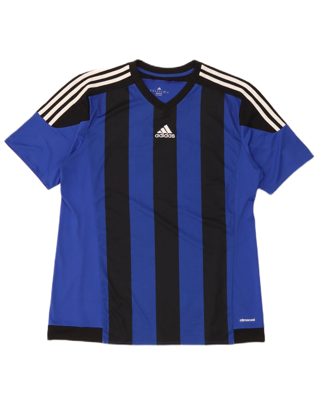Ανδρικό γραφικό μπλουζάκι Adidas Climacool Top XL Blue Colorblock Πολυεστέρας