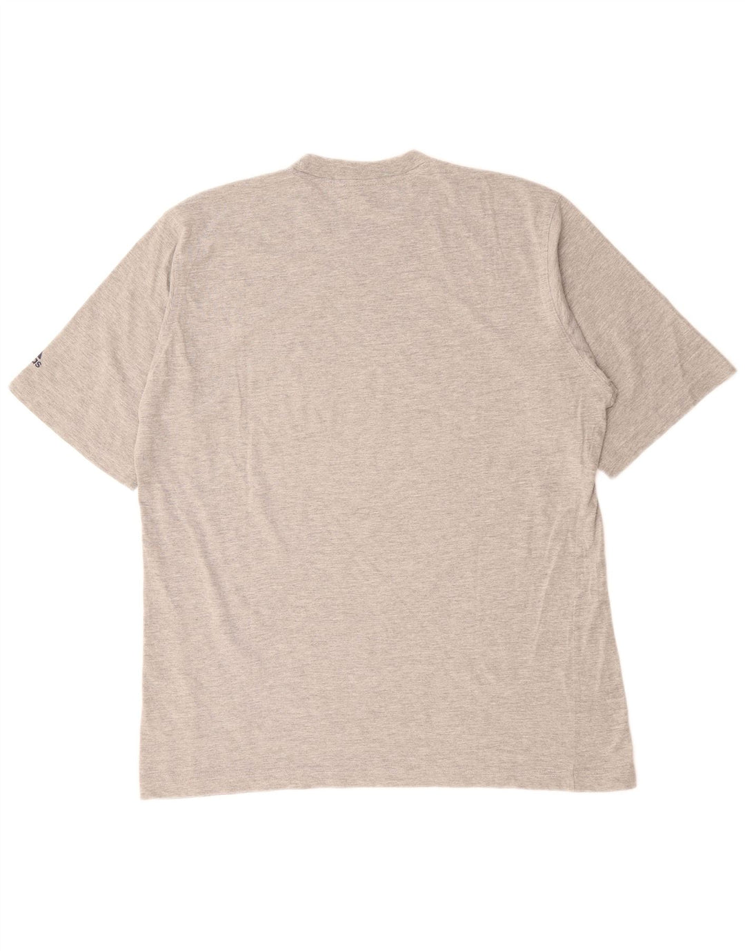 Ανδρικό T-Shirt ADIDAS Top UK 44/46 XL Γκρι βαμβακερό