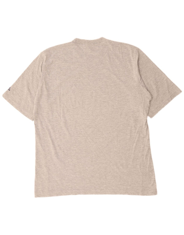 Ανδρικό T-Shirt ADIDAS Top UK 44/46 XL Γκρι βαμβακερό