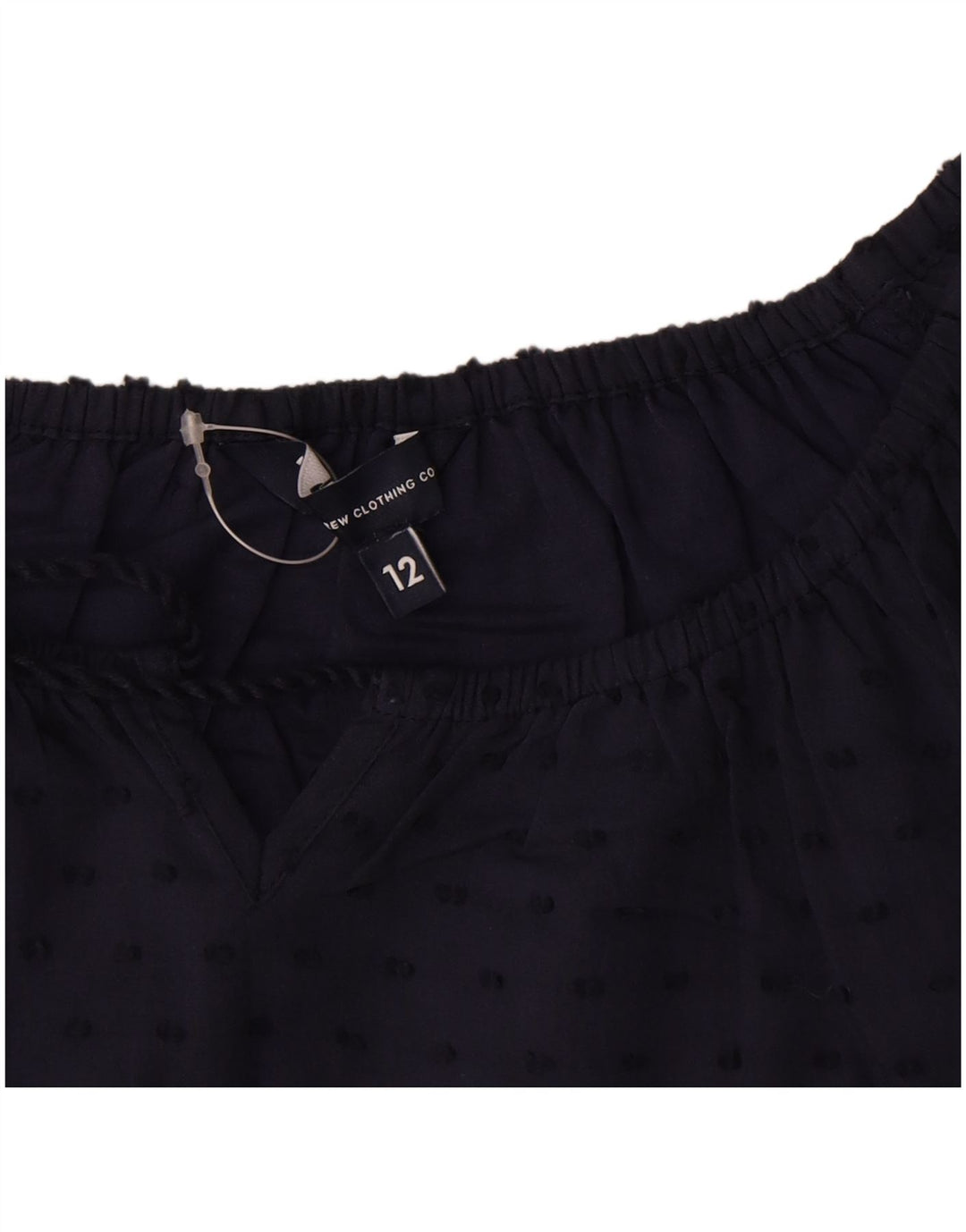 Crew Clothing Γυναικείο φόρεμα Shift UK 12 Medium Navy Blue Spotted