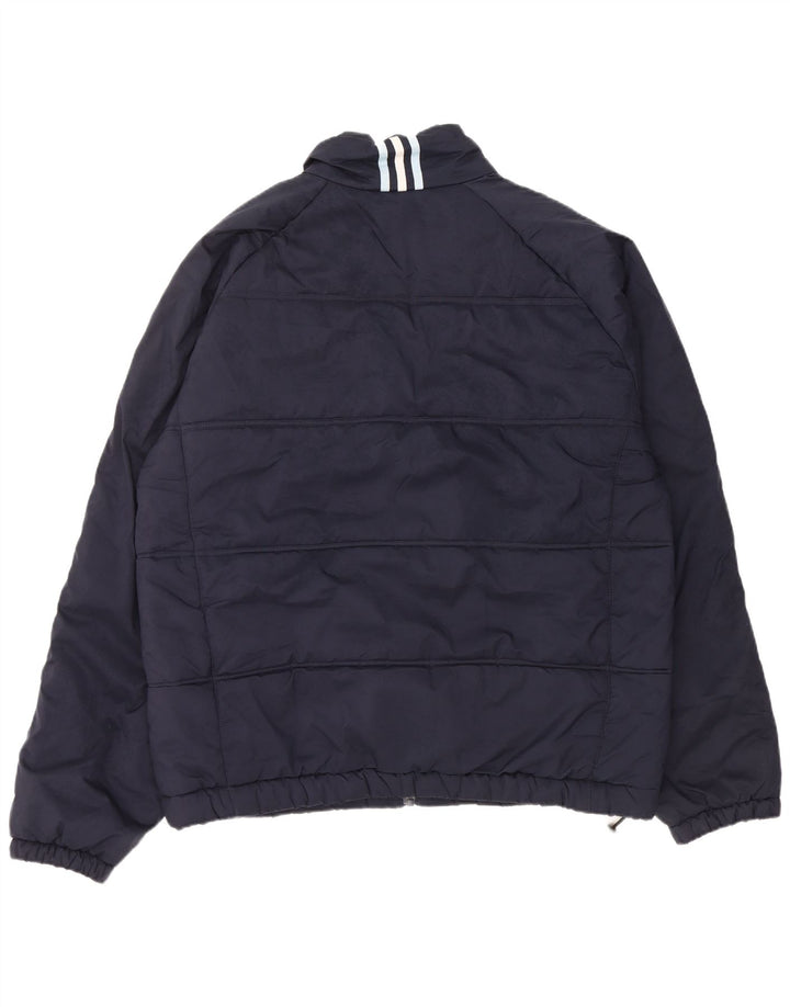 Adidas Ανδρικό μπουφάν με επένδυση UK 42 XL Navy Blue Polyester