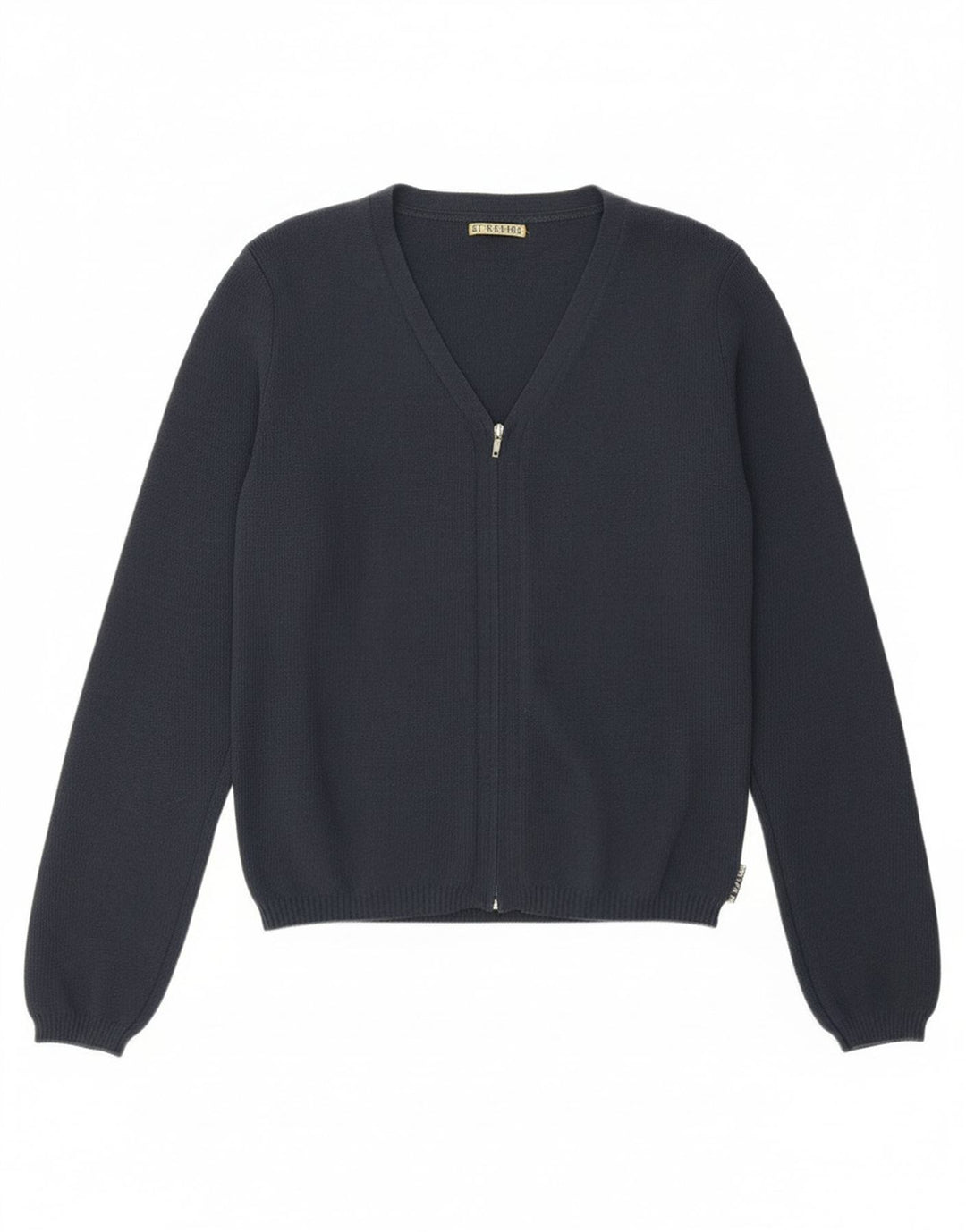 Playlife Γυναικεία ζακέτα Crop UK 12 Medium Navy Blue Polyamide