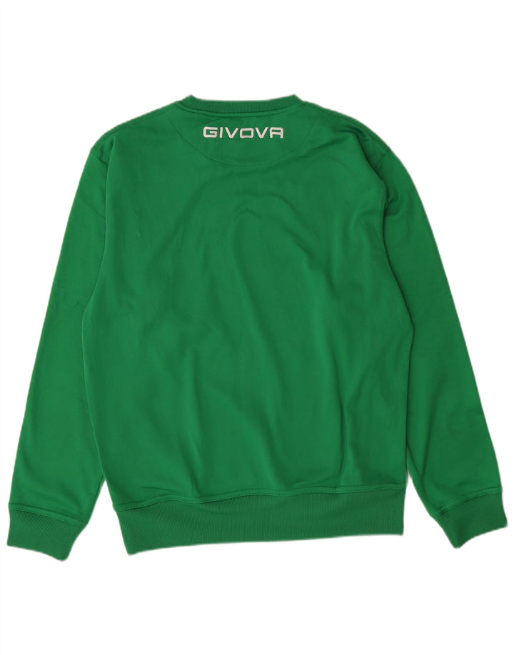 Ανδρικό γραφικό φούτερ GIVOVA Jumper Μεσαίο πράσινο πολυεστέρα
