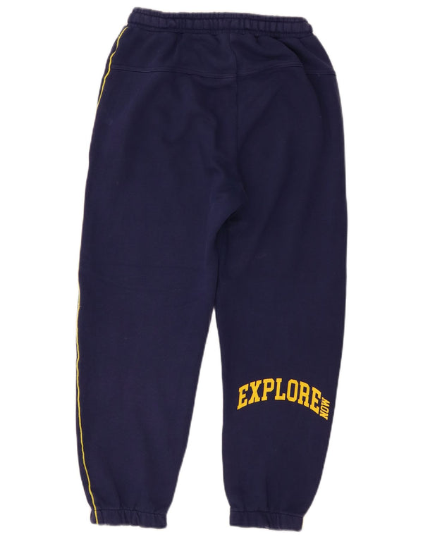 Zara Boys Graphic αθλητική φόρμα παντελόνι Joggers 11-12 ετών Navy Blue ριγέ