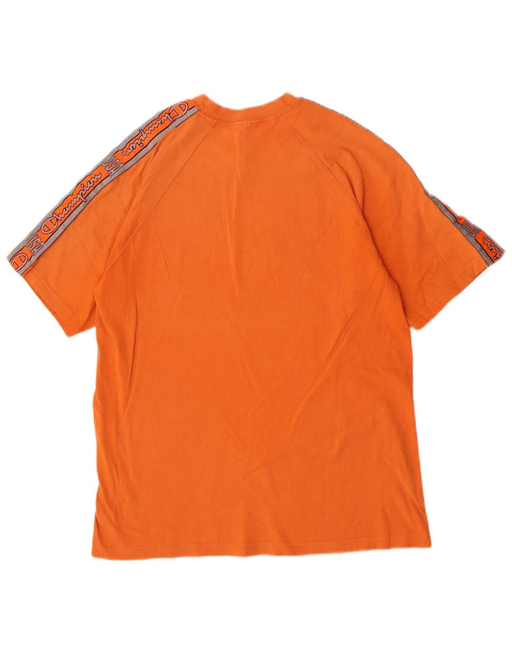 Ανδρικό γραφικό T-Shirt Champion Top Μεσαίο πορτοκαλί βαμβακερό