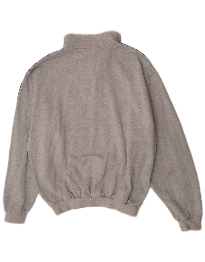 Ανδρικό φούτερ με φερμουάρ με φερμουάρ Asics μεγάλο γκρι