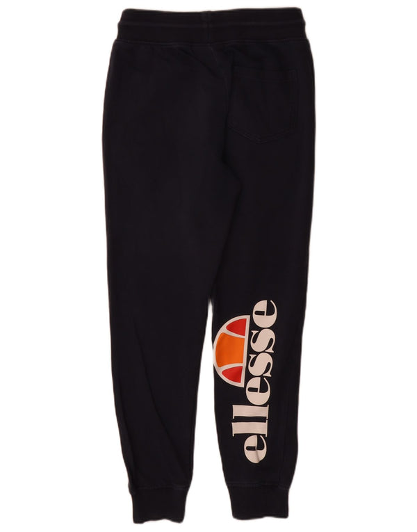 Ellesse Γυναικεία φόρμα γραφικής φόρμας παντελόνι Joggers UK 6 XS Navy Blue Cotton
