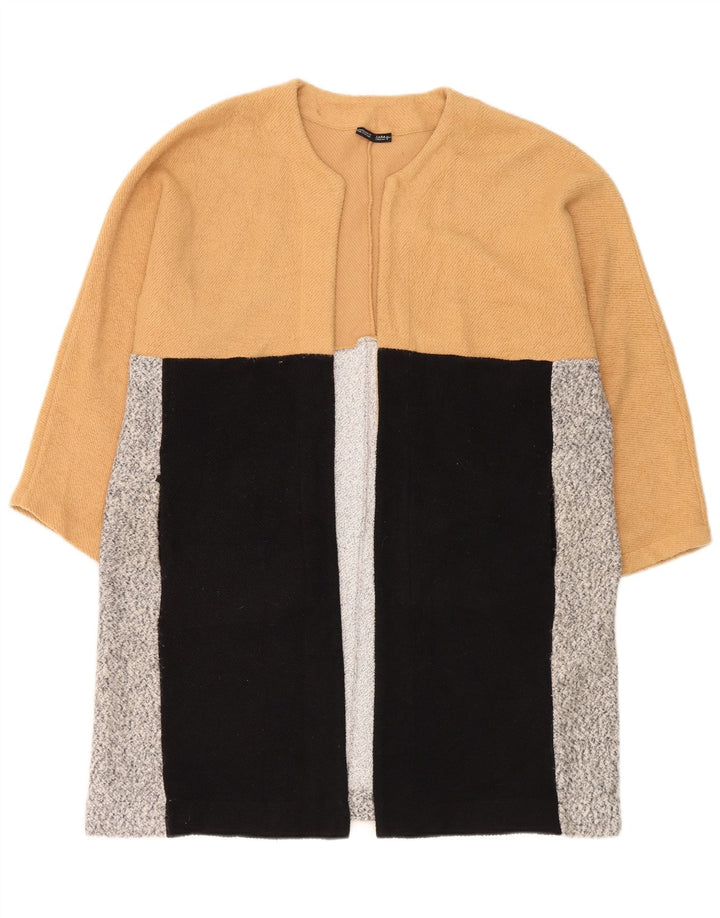 Zara Γυναικείο Oversized Ανοιχτό Πανωφόρι UK 14 Medium πολύχρωμο Colourblock