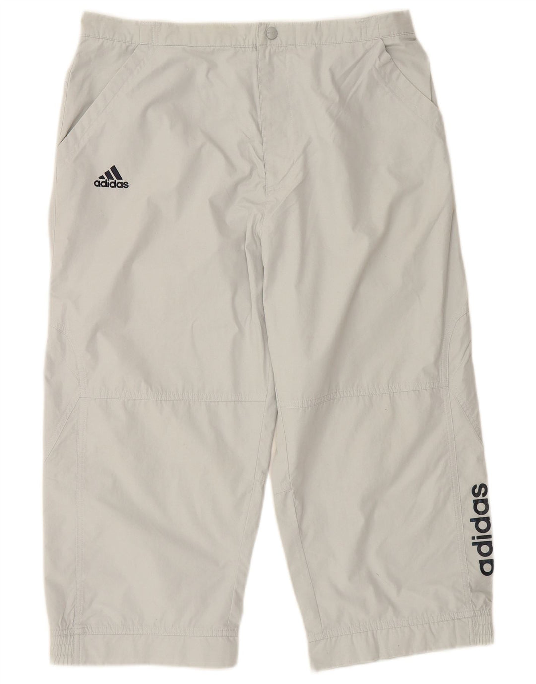 Ανδρική φόρμα αθλητικής φόρμας ADIDAS Graphic Capri Medium Grey Polyester