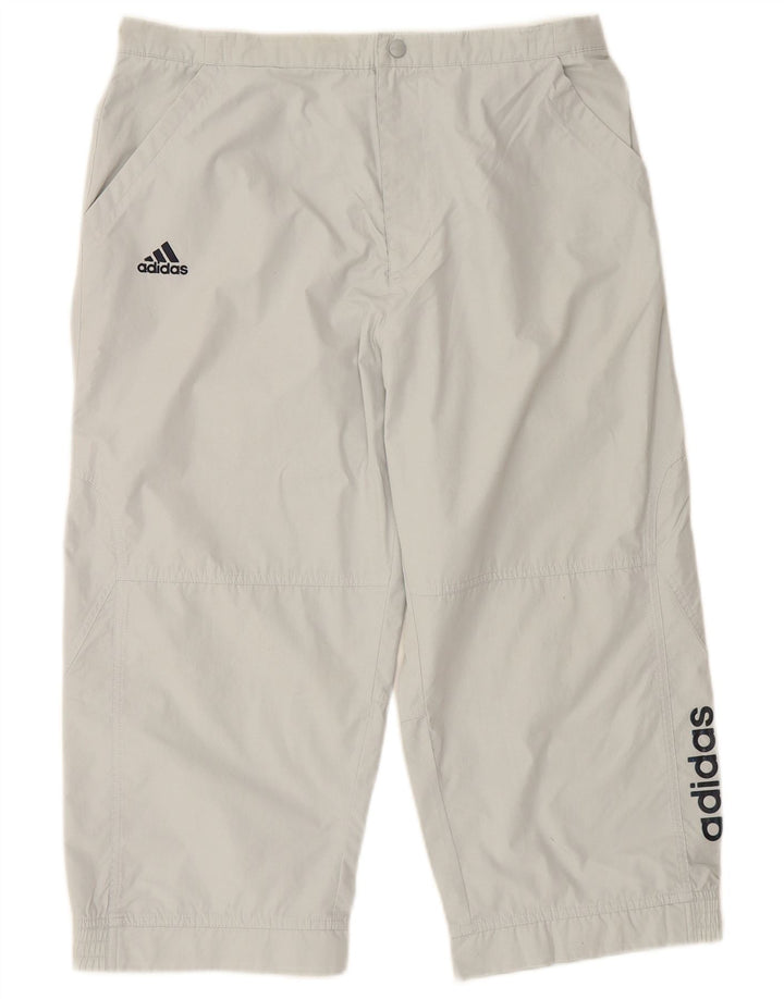 Ανδρική φόρμα αθλητικής φόρμας ADIDAS Graphic Capri Medium Grey Polyester