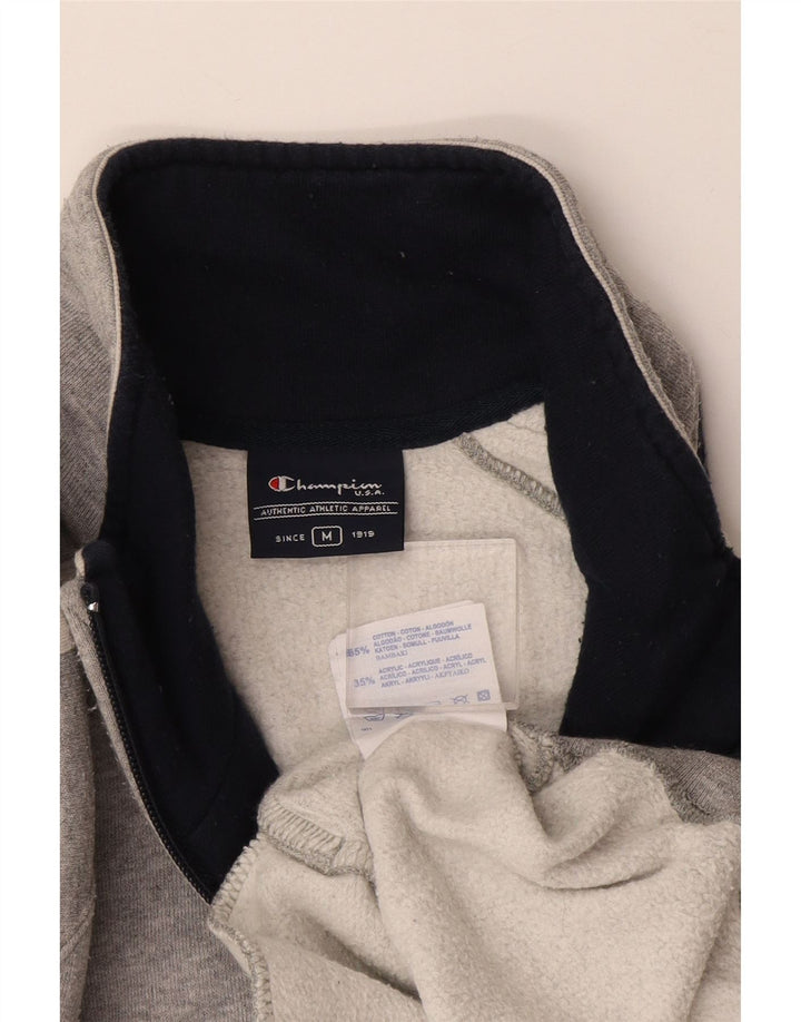 Ανδρική αθλητική φόρμα Champion Top Jacket μεσαίου γκρι χρώματος βαμβακερό