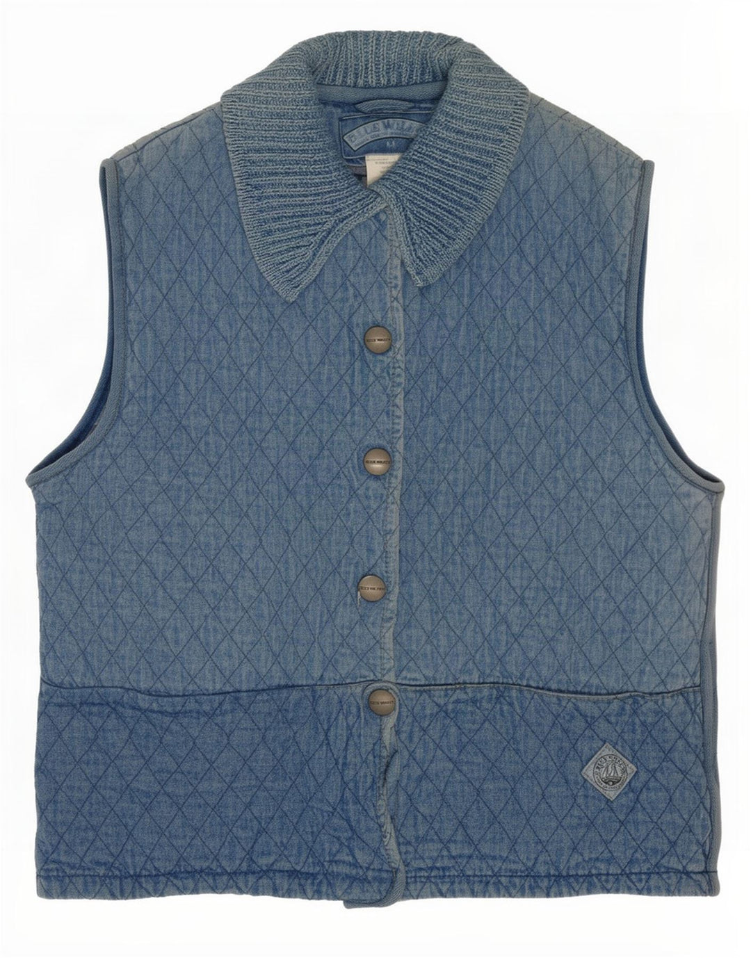 Blue Willi's Γυναικείο Τζιν Gilet UK 14 Medium Cotton