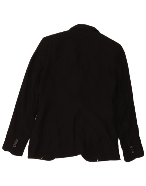 Massimo Dutti Γυναικείο Μπουφάν σακάκι με 1 κουμπί EU 38 Small μαύρο