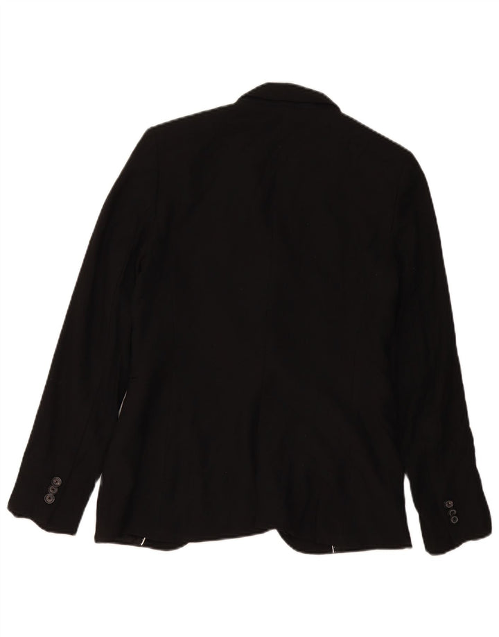 Massimo Dutti Γυναικείο Μπουφάν σακάκι με 1 κουμπί EU 38 Small μαύρο