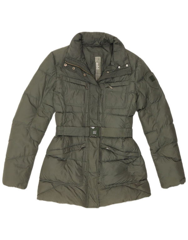 ADD Γυναικείο μπουφάν με επένδυση UK 12 Medium Khaki Polyamide