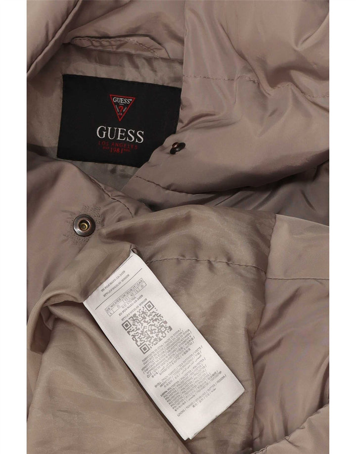 Guess Γυναικείο Υπερμεγέθη Παλτό UK 12 Medium Grey Polyester