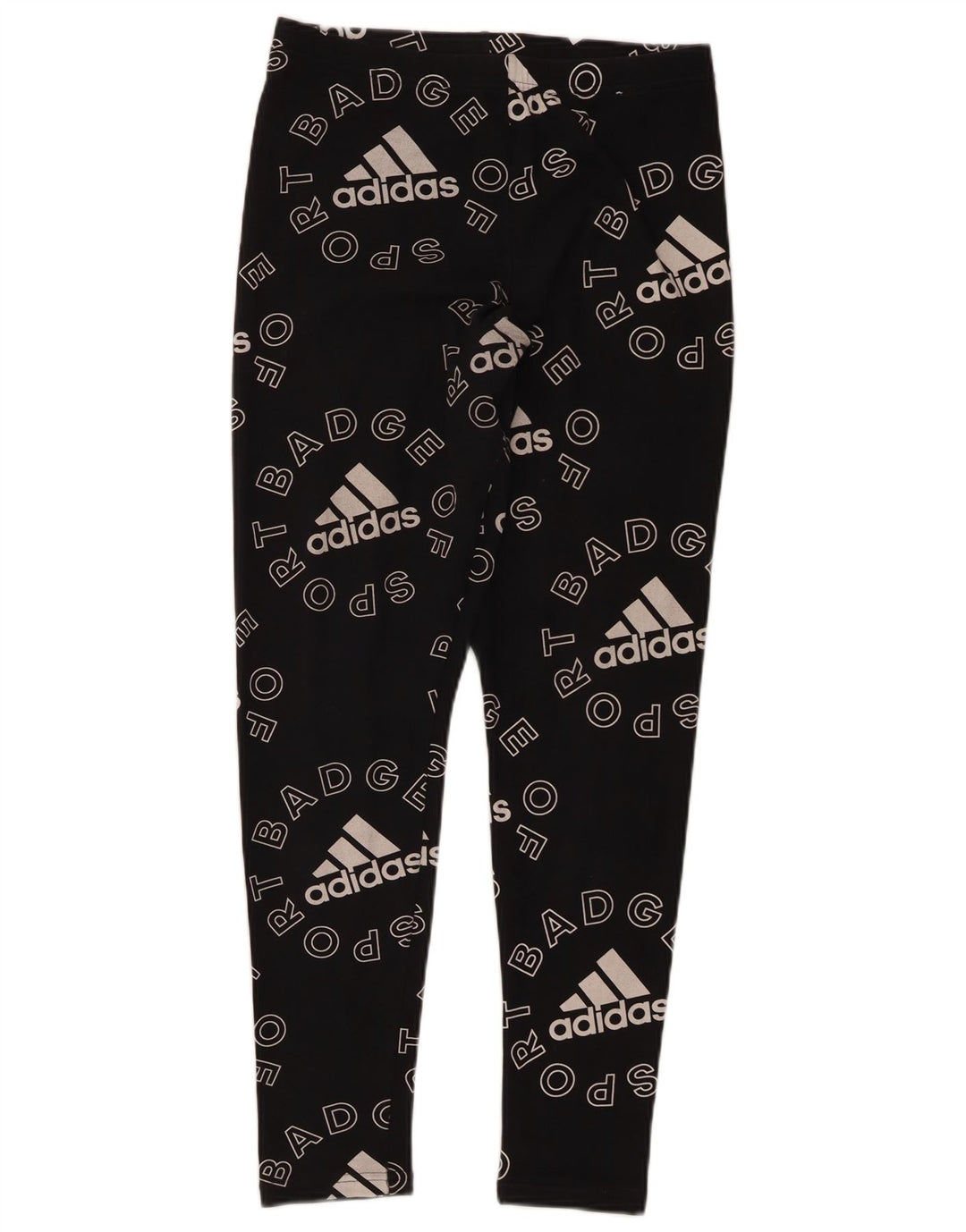 Γυναικεία γραφικά κολάν Adidas UK 12/14 Medium Black