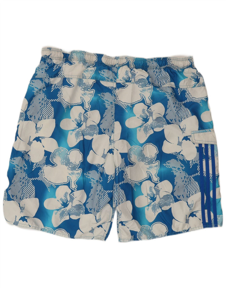 Ανδρικό σορτς κολύμβησης Adidas XL Blue Floral Polyester
