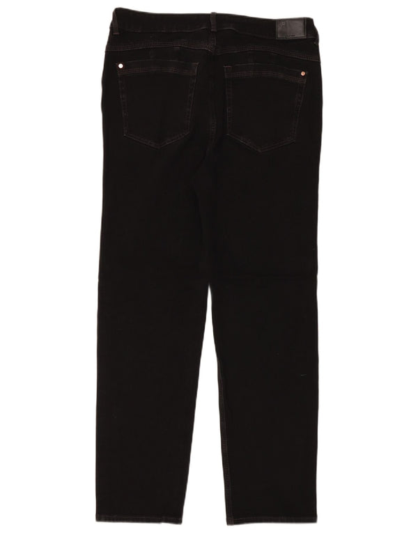 MARKS & SPENCER Γυναικεία Sienna Straight Jeans UK 16 Large W32 L30 Black