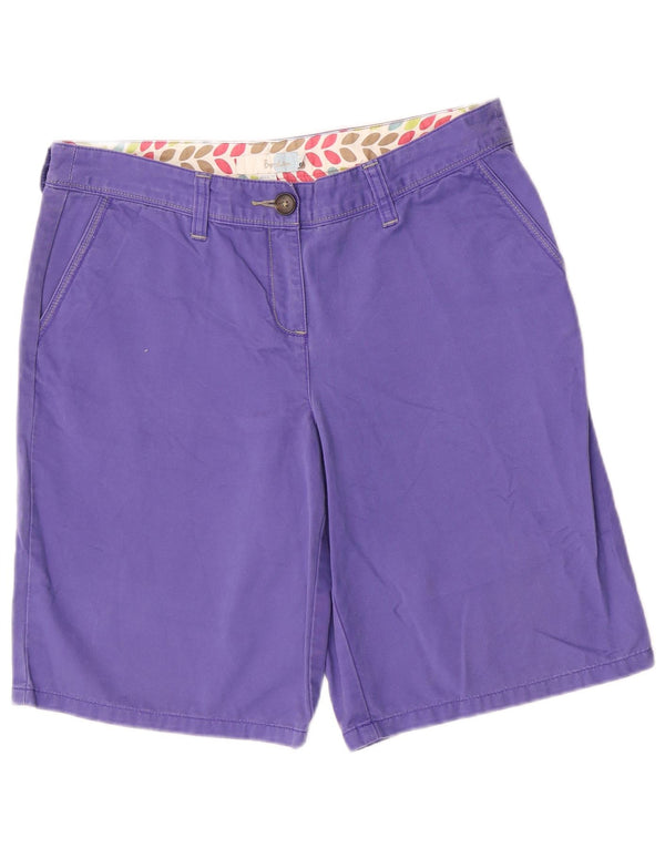 Boden Γυναικείο σορτς Chino UK 14 Large W32 Μωβ βαμβακερό